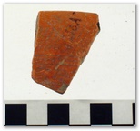 AZC 132 - Black-on-Orange Variant A-2C - Plate/Dish/Molcajete